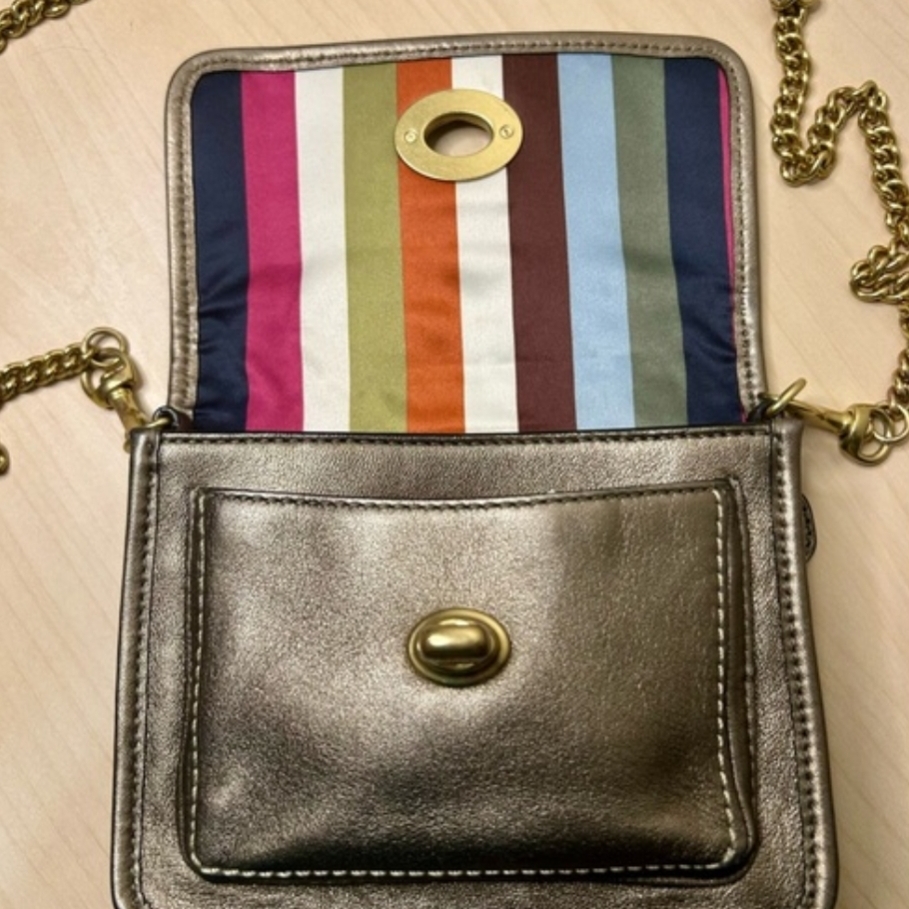 Coach Bleeker Street Legacy Archive Limited Edition Small Metallic Crossbody Bag